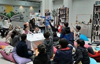 Öğrenciler atölye çalışması