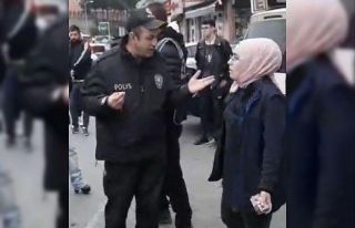 Polisi tehdit eden halk eğitim müdür yardımcısı...