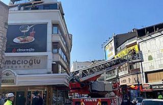 Restoranda çıkan baca yangını söndürüldü