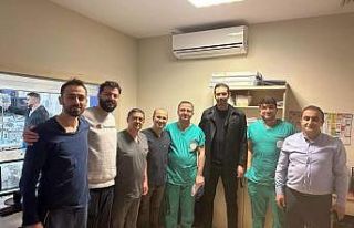 Siirt’te kalp deliği olan hasta, ameliyatsız tedavi...
