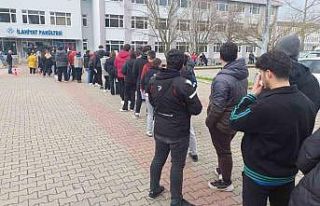 ’Sınav simülasyonunda’ uzun kuyruklar oluştu
