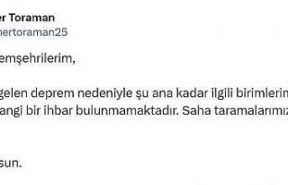 Vali Toraman: “Birimlerimize intikal eden herhangi...