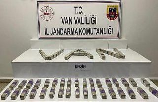 Van’da 14 kilo eroin ve 59 bin adet sentetik hap...