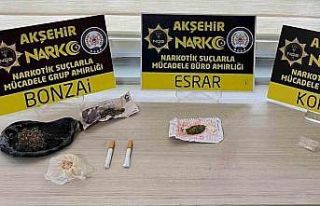 Yolcu otobüsünde uyuşturucuyla yakalanan yolcu...