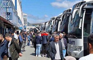 15 Temmuz Demokrasi Otogarı’nda ’Bayram’ yoğunluğu...
