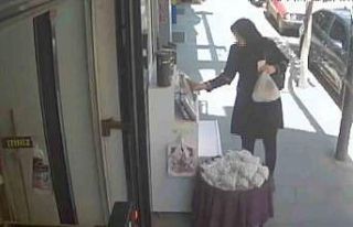 Elazığ’da bir kadın, orcik çalarken güvenlik...