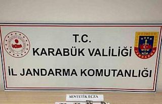 Jandarma 109 adet hap ele geçirdi