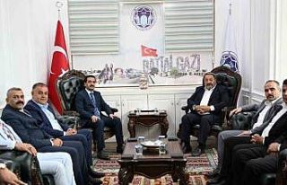 MHP Heyetinden Başkan Taşkın’a hayırlı olsun...