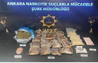 Ankara’da uyuşturucu operasyonu: 3 şüpheli gözaltına...