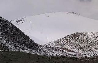 Aşkale’ye kış geri geldi