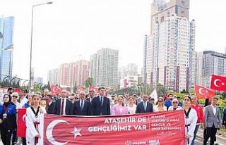 Ataşehir’de 19 Mayıs kutlaması çelenk sunma...