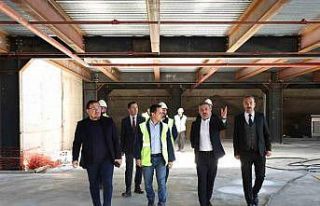 Başkan Ercan yeni dönemde hizmete açılacak olan...