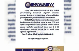 Bingöl’de polis, 2 vatandaşın dolandırılmasını...