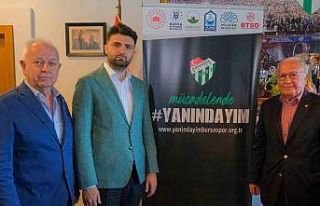 Bursaspor Kulübü’nde ‘Yanındayım’ kampanyası...