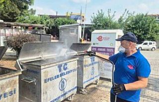 Efeler’de ilaçlama çalışmaları aralıksız...