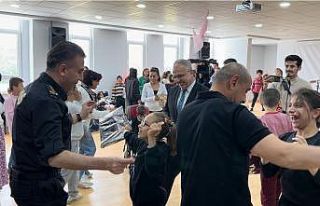 Emniyet Müdürü Pehlivan özel bireylerle müzik...