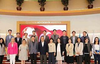 Güney Kore heyeti ile turizm ve tarımda ticari işbirliği...