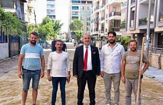 İncirliova’da yollar yenilenmeye devam ediyor