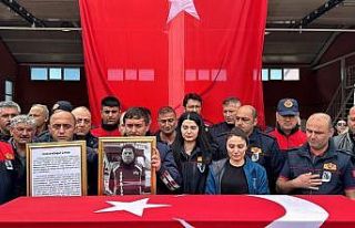 Kahraman itfaiyeci Kürşat Aydın son yolculuğuna...