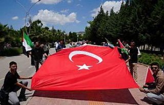 Kilis’te öğrenciler ve akademisyenler Filistin’e...