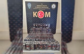 Kırıkkale’de kaçak 219 paket sigara, 7 adet cep...