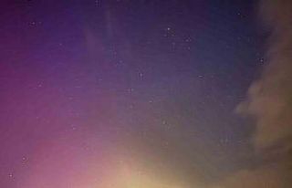 Kuzey Işıkları kuzeyin Kuzeyce köyünden görüntülendi