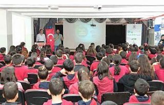 Öğrencilere su tasarrufu eğitimi verildi