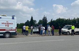 Osmaniye’de kontrolden çıkan otomobil takla attı:...