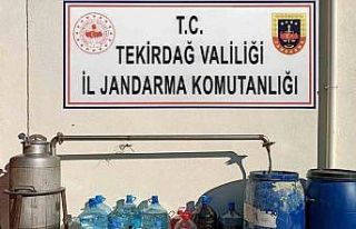 Tekirdağ’da 344 litre sahte alkol ele geçirildi