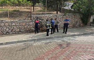 Tokat’ta çay içmek için yaktığı mutfak tüpü...