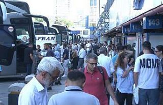 15 Temmuz Demokrasi Otogarı’nda bayram dönüşü...