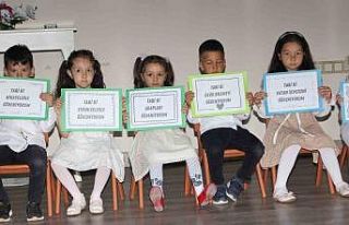 4-6 yaş kuran kurslarının kapanışı coşkuyla...