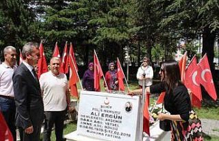 Akşehir İlçe Emniyet Müdürlüğünden şehitlik...