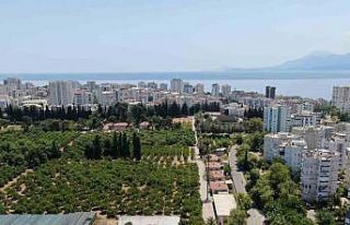 Antalya 19 yılda 100 bin futbol sahası büyüklüğünde...