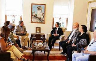 Başkan Aras’a Yunanistan’ın Nisyros Adası Belediye...