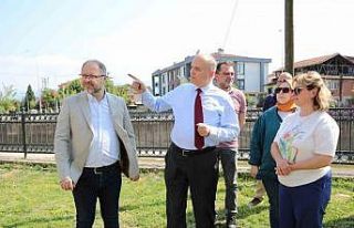 Başkan Özlü sahaya indi, çalışmaları inceledi