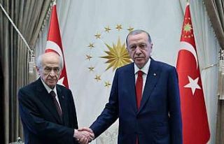 Cumhurbaşkanı Recep Tayyip Erdoğan ile MHP Genel...