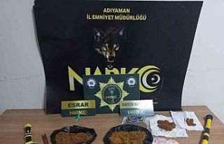 Kahta’da uyuşturucu ve kesici aletler ele geçirildi