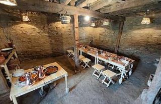 Köy evi lüks restoran oldu