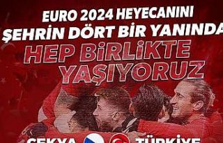 Milli maç heyecanı Denizli’nin dört bir yanında...