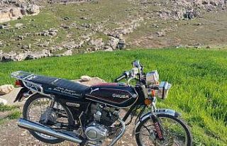 Park halindeki motosikletler çalındı