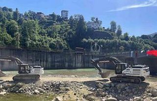 Rize’de sel risklerini azaltmada kullanılacak olan...