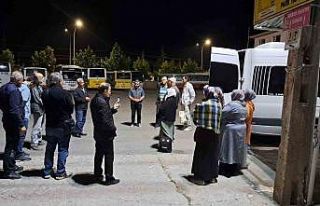 Simav’da son hacı adayları kutsal topraklara uğurladı