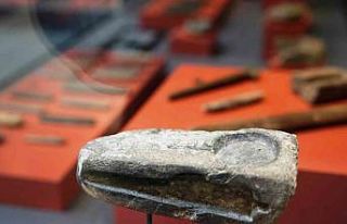 Tunç Çağı’na ait savaş ve avcılık malzemeleri...