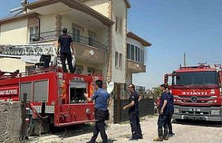 Aksaray’da ikamet yangını paniğe neden oldu