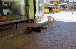 Aldığı uyuşturucunun etkisi sıcakla birleşince...