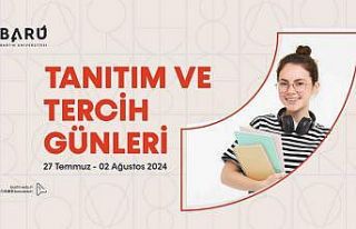 BARÜ “Tercih ve Tanıtım Günleri” başlıyor