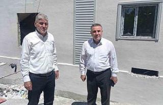 Başkan Süner, geçici konaklama merkezini inceledi