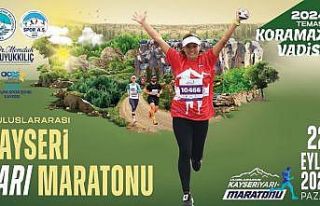 Büyükşehirin Uluslararası Kayseri Yarı Maratonu’nda...