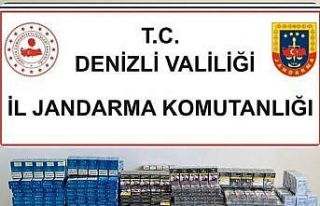 Denizli’de 200 karton kaçak sigara ele geçirildi